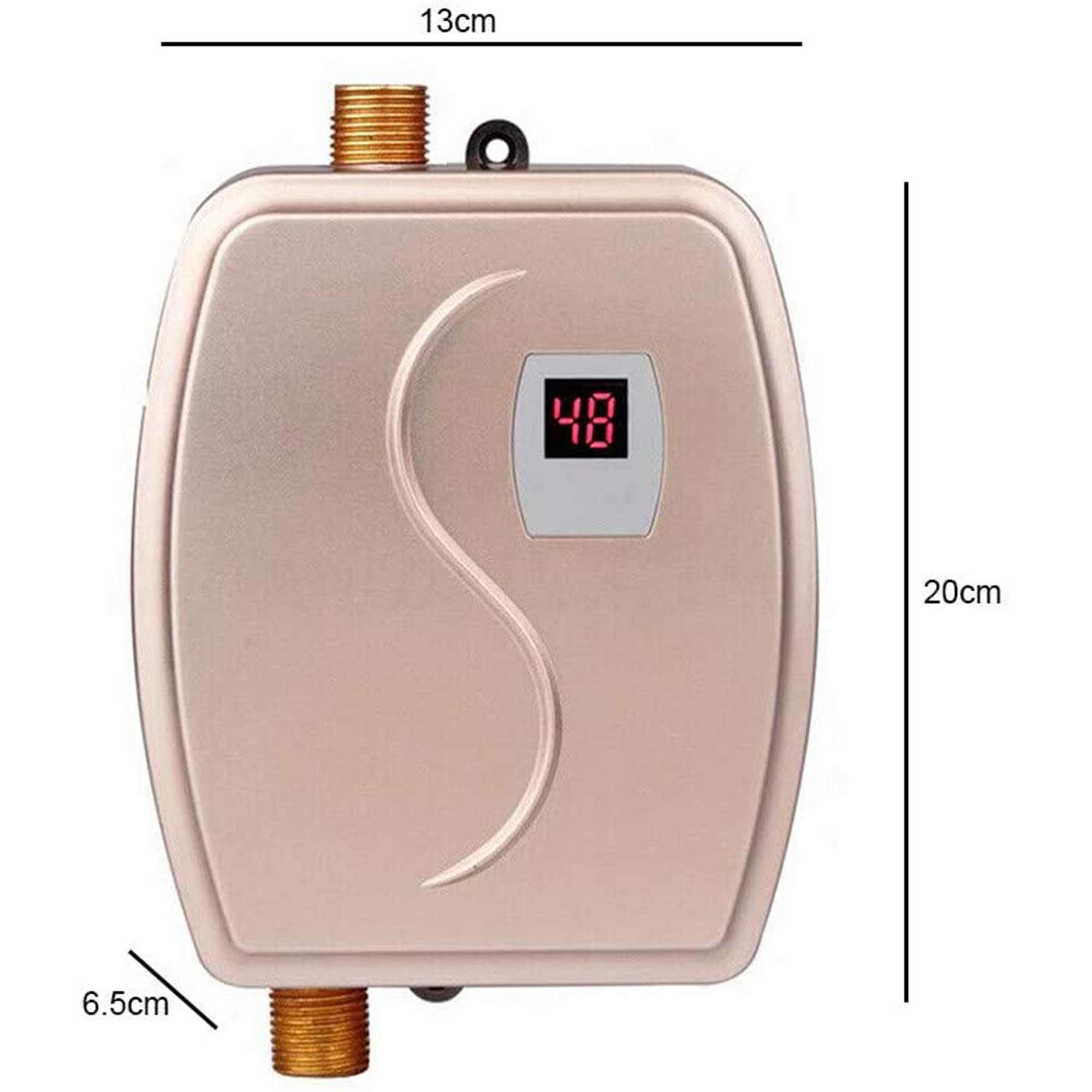 Kitchen Tankless Hot Water Heater Mini Instant Electric Water Heating  Machine Constant Temperature Safety Bathroom Water Heating System (Gold) |  Walmart Canada