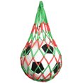 thumbnail image 1 of 1 Pce Sac Filet de Soccer Nylon Sac de Rangement Audacieux Ballon Unique Transport Équipement Portable Sports Extérieurs Soccer Basketball Volleyball Sac Vert Rouge, 1 of 9