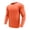 01#Orange, variant on Men's UPF 50 Long Sleeve UV Sun Protection Shirts Quick Dry Rash Guard Swimming Running Hiking Fishing