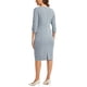 thumbnail image 3 of Vestido Vintage para Mujer Inspire Chic de Manga 3/4, Vestidos Sheath para Trabajar, L Gris, 3 of 6