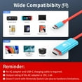 thumbnail image 5 of Switch Portable HDMI Cable, Compatible with Nintendo NS/OLED Type USB C to 4K HDMI Switch Dock TV Adapter, Compatibility for Switch and Supports Monile Travel Phones and Tablets with DP Function, 2m, 5 of 8