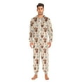 thumbnail image 6 of joogoo Highland Cattle Floral Unisex Adults Onesies Pajamas Jumpsuits L, 6 of 7