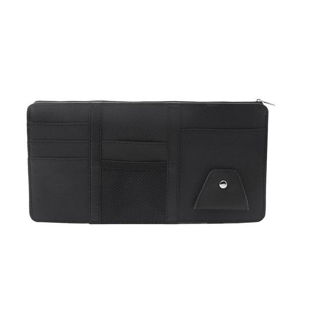 Kenally Parasol para coche, bolígrafo para billetes, tarjetero, organizador de CD y DVD, caja de almacenamiento, Clip para gafas de sol, accesorios para Automoción decorativa y accesorios No.01 Kenally VI000149-01B