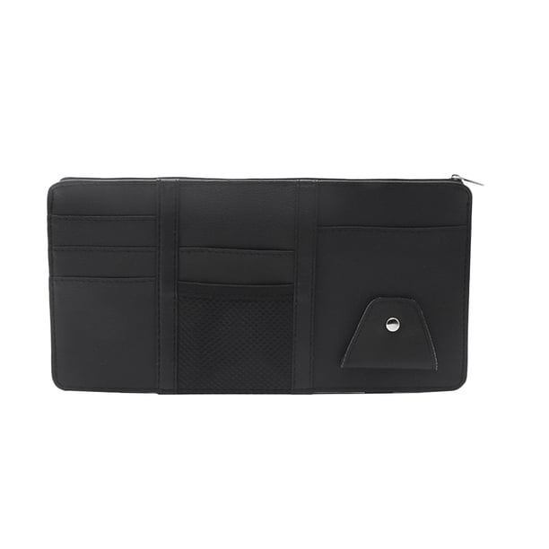 Riwesomey Parasol para coche, bolígrafo para billetes, tarjetero, organizador de CD y DVD, caja de almacenamiento, Clip para gafas de sol, accesorios para Automoción decorativa y accesorios No.01 Riwesomey VI000149-01B