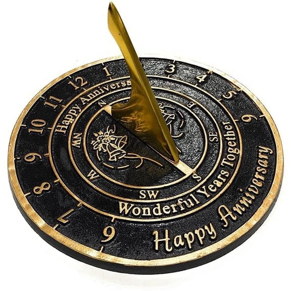 Wedding Anniversary Sundial Gift by Nauticalmart