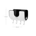 thumbnail image 3 of ECOCO Wall-Mounted Punch-Free Perforation-Free Houseware Pot Lid Pan Cover Organizer Rack Holder Stand Rest Shelf, 3 of 7