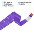 thumbnail image 4 of Uxcell 43.3" Non-Slip PU Tennis Racket Overgrip Tape Wraps with Hole Purple 9 Pack, 4 of 6