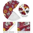 thumbnail image 2 of FMSHPON Halloween Pumpkin Cats Xmas Christmas Tree Skirt Stand Mat for Holiday Party Decoration Indoor Outdoor 36 inches, 2 of 6
