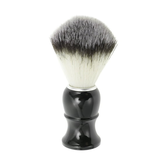 Unique Bargains 1 Pc Durable Shaving Brush for Home 4.13"x1.3" Black ABS Handle Nylon Hair