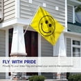 thumbnail image 3 of Anley Fly Breeze 3x5 Foot Yellow Happy Face Polyester, 3 of 7