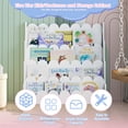 thumbnail image 3 of Hironpal 4-Tier Kids Bookshelf, Montessori Wood Bookcase for KidsRoom,Bedroom,Playroom,Gift for Boys&Girls,White, 3 of 9