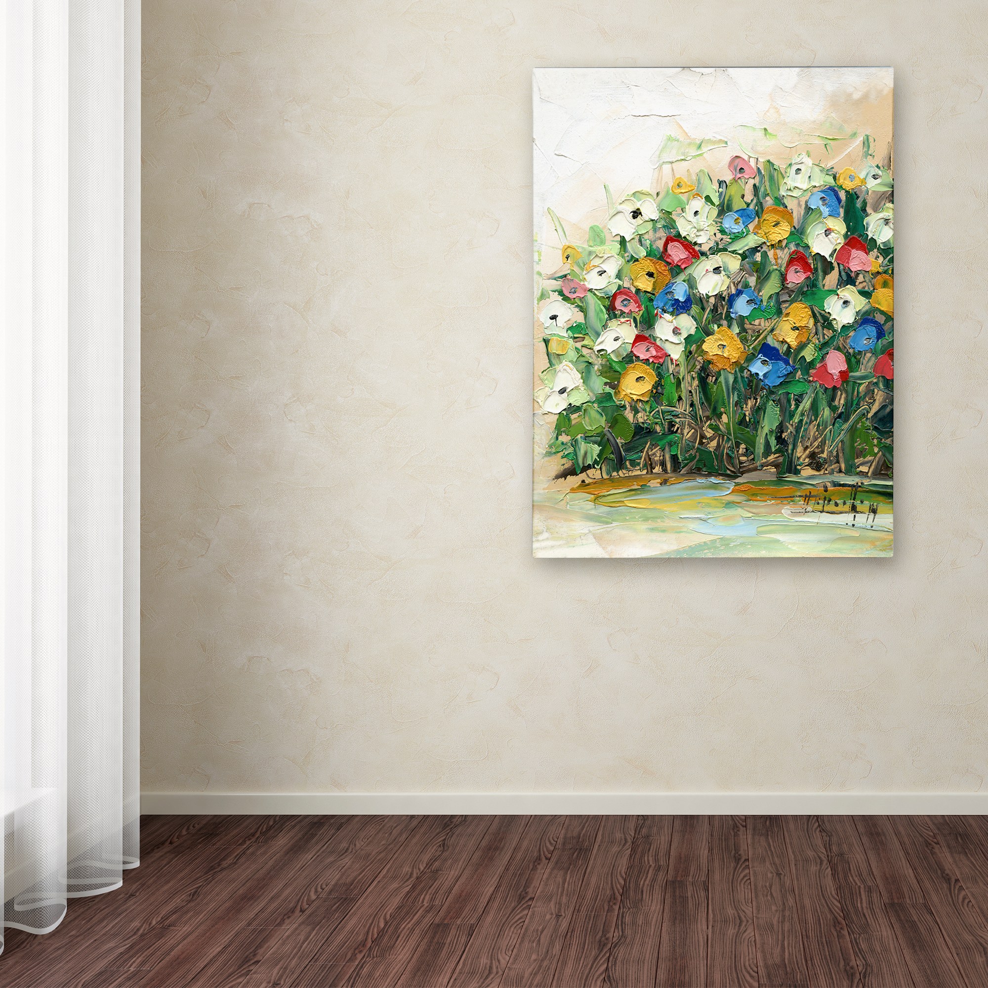 "Spring Flowers in a Vase 10" Canvas Art by Hai Odelia