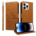 thumbnail image 4 of Funda Cartera GANGXUN con Diseño de Perrito en Relieve para iPhone 14 Pro Max , Protección 360° con Ranuras y Correa Desmontable, 4 of 6