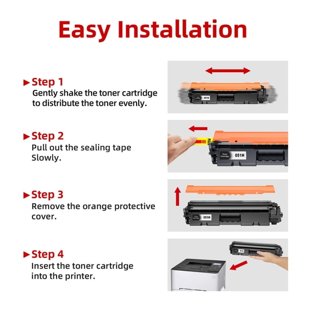 051H Toner Cartridge Replacement for Canon 051H 051 H CRG-051 H