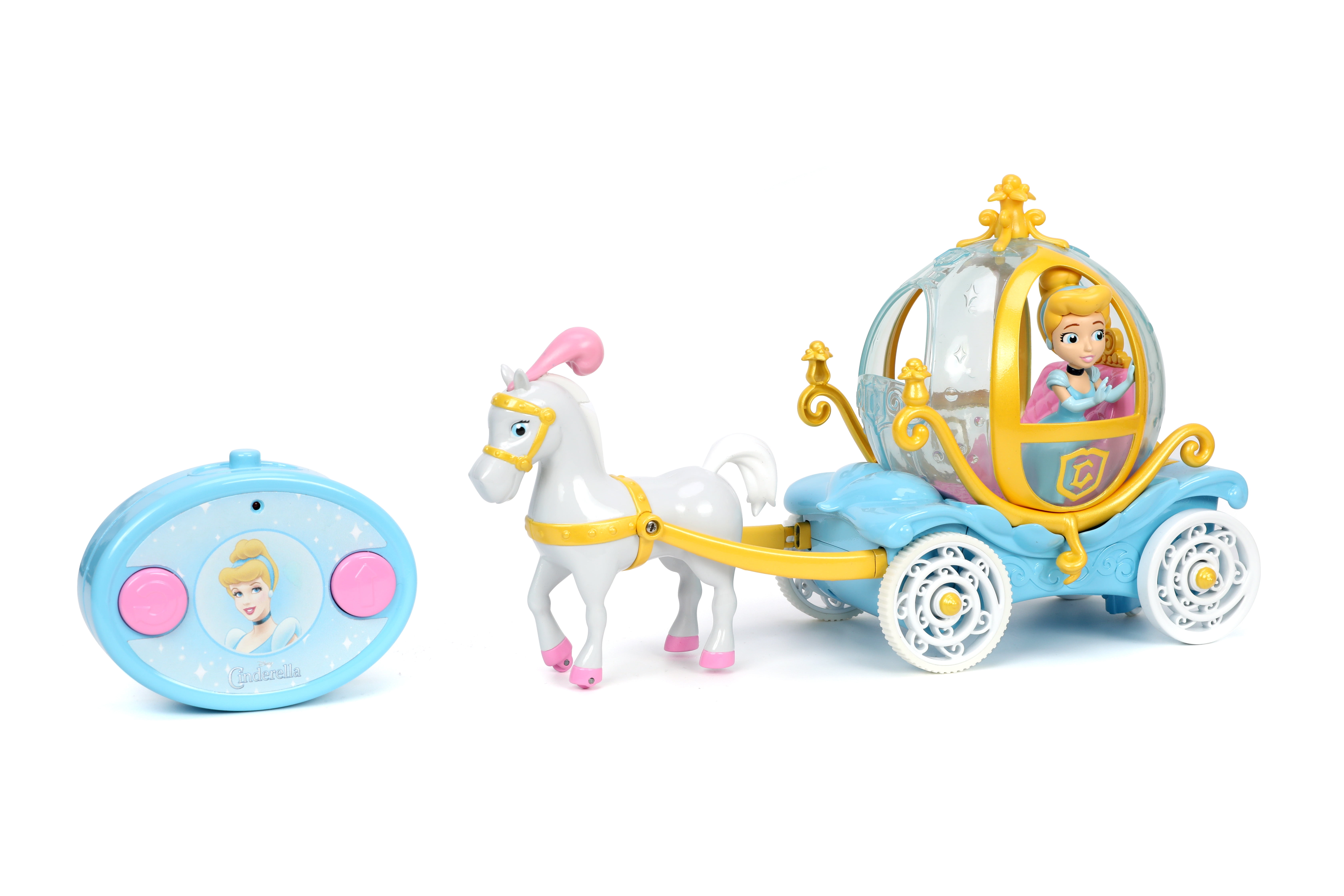 Disney 1:24 Princess Cinderella Horse-Drawn Carriage RC Radio Control Cars