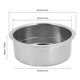 thumbnail image 3 of Filtre à café double couche en acier inoxydable, panier filtrant pressurisé, accessoires pour machine à café pour double tasse, 3 of 4