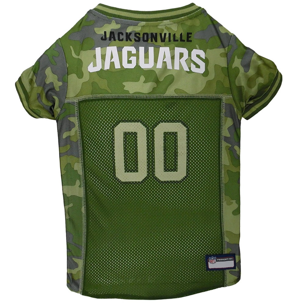 Pets First NFL Jacksonville Jaguars Camouflage Pet Jersey for Cats and ...