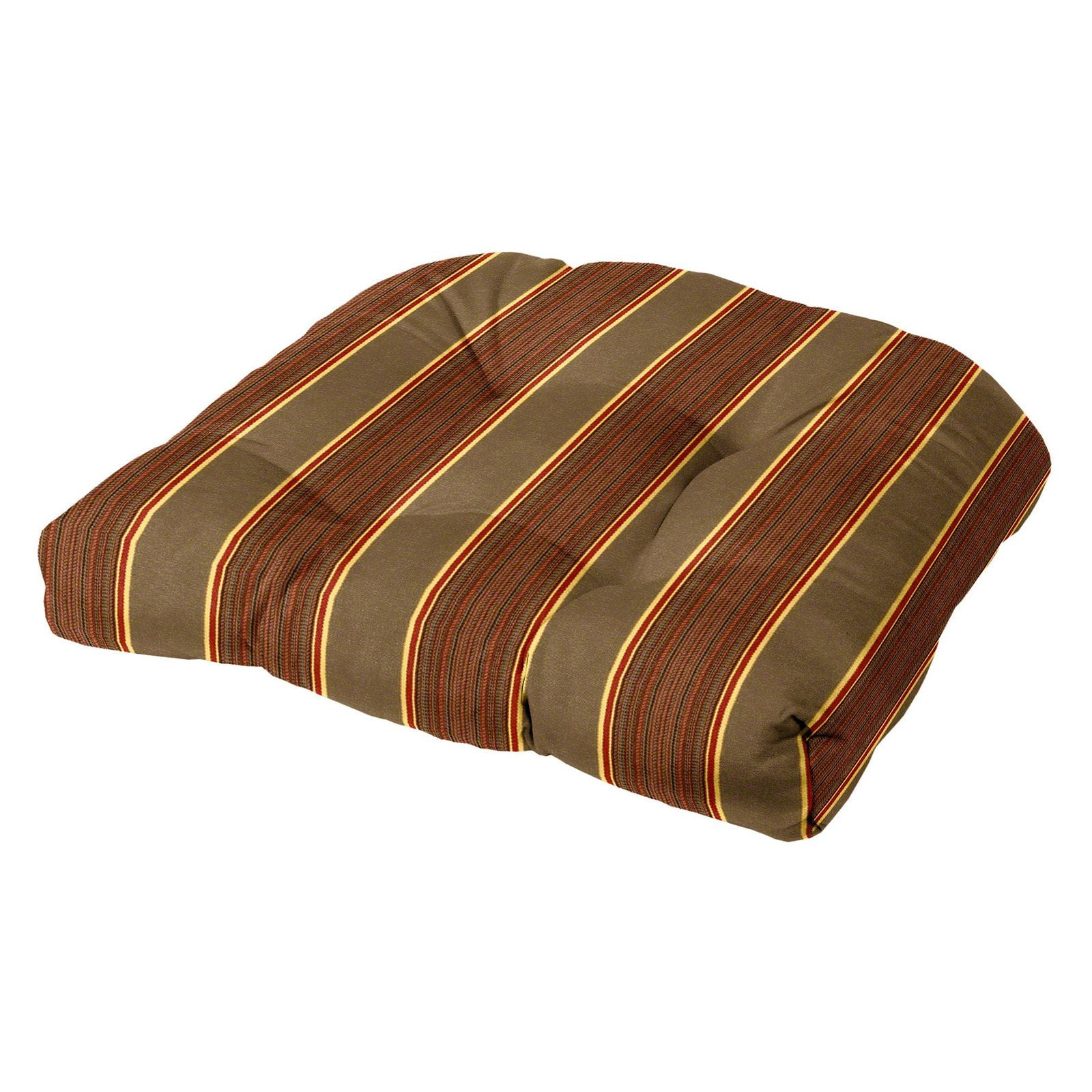 Cushion Source 21 x 19 in. Striped Tufted Sunbrella Chair Cushion - Walmart.com