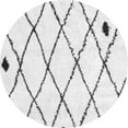 thumbnail image 1 of Ahgly Company Indoor Round Solid Gray Modern Area Rugs, 6' Round, 1 of 1