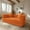 Orange, variant on FORZIRAX 82" Convertible Sofa Bed, Boneless Couch with 4 Fixed Shelves & 2 Storage Bags, Modular Pull-Out Couch with High-Resilience Foam, Corduroy Folding Sofa Bed for Living Room, Bedroom，Orange