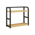 thumbnail image 1 of Two-Layer Kitchen Rack, Metal Spice & Household Storage, Countertop Organizer, Double Layer Storage Rack, Kitchen Utensil & Oil Storage, Durable Kitchen Shelf, 1 of 6