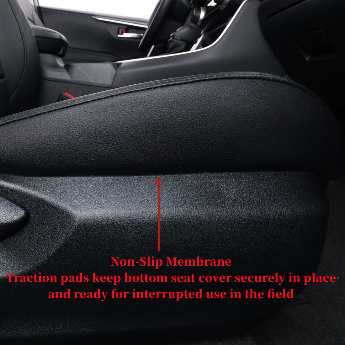 Coverdream Custom Fit Corolla Car Seat Covers for Toyota Corolla S SE XSE Sedan 2014 2015 2016 2017 2018 2019 - Leatherette (Black,Full Set)