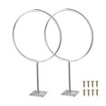thumbnail image 3 of YSNOOWE 2Pcs Basketball Ball Rack Wall Mount Plated Silver Stainless Steel Ball Storage for Garage, 3 of 6