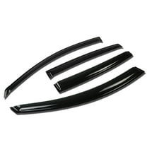 DNA Motoring For 07-12 Nissan Altima Smoked Tint Side Window Visor Vent Shade Wind Rain Deflector