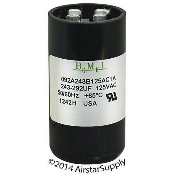 Packard PMJ243 Motor Start Capacitor. 243-292 MFD UF / 110-125 VAC