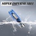 thumbnail image 4 of HIBIBUD Small Flashlight,Strong Magnetic Attraction at the Tail Windfire Flashlight,Four-Color Auxiliary Lights Led Flashlight,Blue, 4 of 7