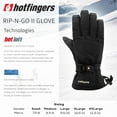 thumbnail image 5 of HOTFINGERS Men's Rip-N-Go ll Alpine Sport Fabric Gloves, Color: Black, Size: XL, 5 of 5