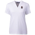 thumbnail image 2 of Women's Cutter & Buck White Georgia Bulldogs Forge Blade V-Neck Top, 2 of 3