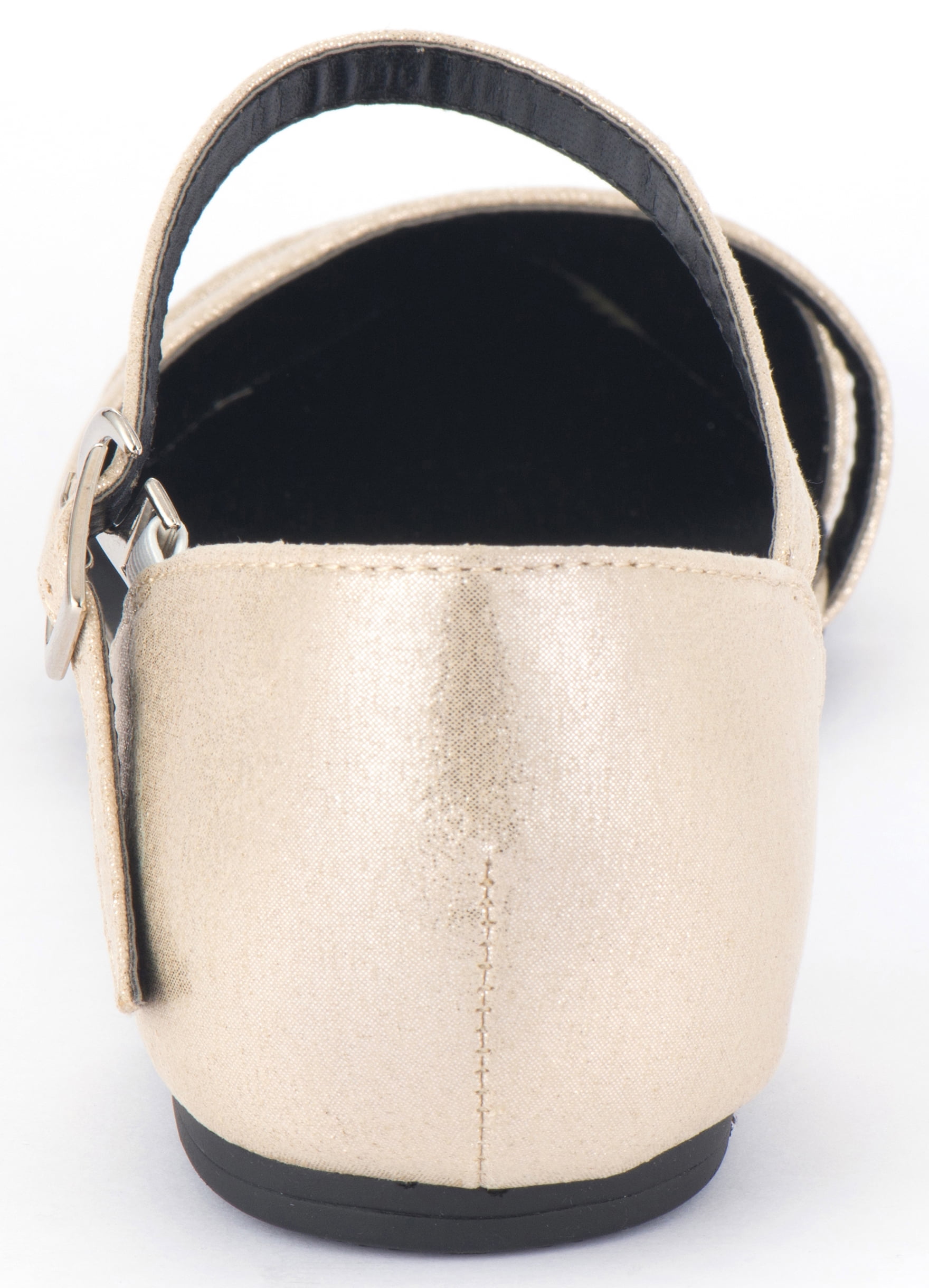 Mio Marino D'Orsay Pointed Toe Flats - Womens Ankle Strap Dress Shoes - Quick Release Buckle (Beige, 5.5)