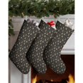 thumbnail image 3 of 3 Pcs Christmas Stockings,Dark Christmas Golden Reindeer Pattern Stockings Christmas,14.8'' Xmas Stockings,Christmas Party Favors,Christmas Party Decorations,Christmas Stockings Personalized, 3 of 5