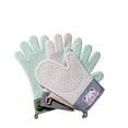 thumbnail image 3 of Kitchen Mitts, Silicone Heat Resistant Gloves for Microwave Oven, Barbecue, Cooking, Baking/8 PCS, 3 of 11
