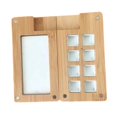 thumbnail image 3 of balikha Portable Watercolor Palette Box Paint Palette Tray 8 Grids Mini Wood Travel Watercolor Palette for Beginners Students Gouache No Clip, 3 of 9