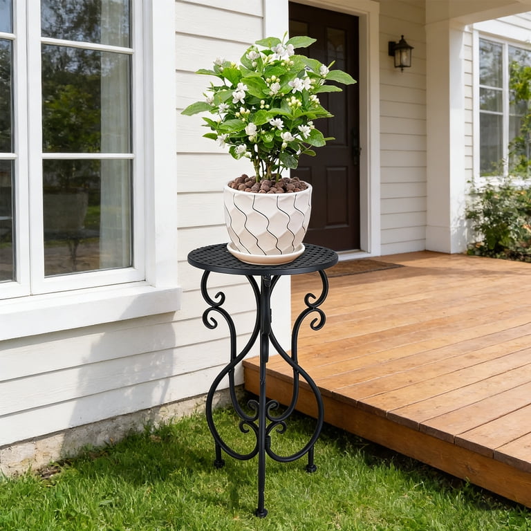 Foukus Vintage Iron Plant Stand, 50 Lb Capacity photo 6
