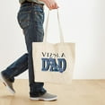 thumbnail image 6 of CafePress - Vizsla DAD Tote Bag - Unisex Canvas Tote Bag, Beige, 1-Piece, 6 of 9