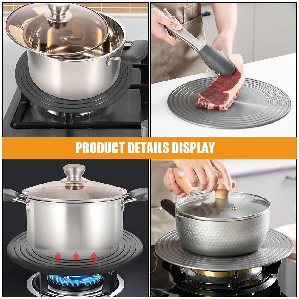 Worgeous Aluminum Heat Diffuser for Gas Stove Burners, Easy to Clean and Store, 0.8 x 11.8 Inches, Essential Kitchen Accessory