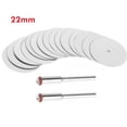 thumbnail image 2 of Bgsha 15Pcs Mini Circular Saw Blade Kit Stainless Steel Cutting Wheel Disc Rotary Tool, 2 of 9