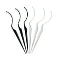 thumbnail image 1 of 6Pcs Fake Eyelash Display Rack Fake Eyelashes Wearing Aid Tool Eyelash Grafting Tool Black (Transparent, Black for Each 3Pcs), 1 of 2