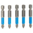 thumbnail image 2 of 5Pcs 50mm Ph2 Cross Screwdriver Bits Anti Slip Hex Shank Electric Screwdriver, 2 of 9