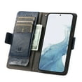 thumbnail image 2 of ELEHOLD Premium Leather Wallet Case for Samsung Galaxy S23 Plus/S23+  6.6" Practical Card Slots Money Slot RFID Blocking Stand Function Luxury Purse Case,Darkblue, 2 of 7