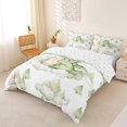 thumbnail image 2 of Homewish Cute Dragon Bedding,Cartoon Wildlife Duvet Cover Full,Green,Reversible,3 Pieces,1 Duvet Cover and 2 Pillowcases, 2 of 6