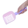 thumbnail image 4 of BOKYAN Lightweight Purple Cat Litter Shovel – Durable Plastic Scoop with Curved Spade, Hidden Hook, Comfortable Grip, Ideal for All Litter Boxes, 4 of 9