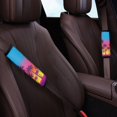 thumbnail image 3 of Chririnla Palm Trees Car Seat Belt Pads Heat Insulation Waterproof Car Seat Strap, Soft Touch Thick Compatible with Sedans Auto Cars, 3 of 8