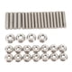 thumbnail image 1 of Perno del cárter de aceite kit de pernos del cárter de aceite del motor 18 piezas endurecido resistente a altas temperaturas para bloque pequeño SBC 283 327 ANGGREK Otros, 1 of 8
