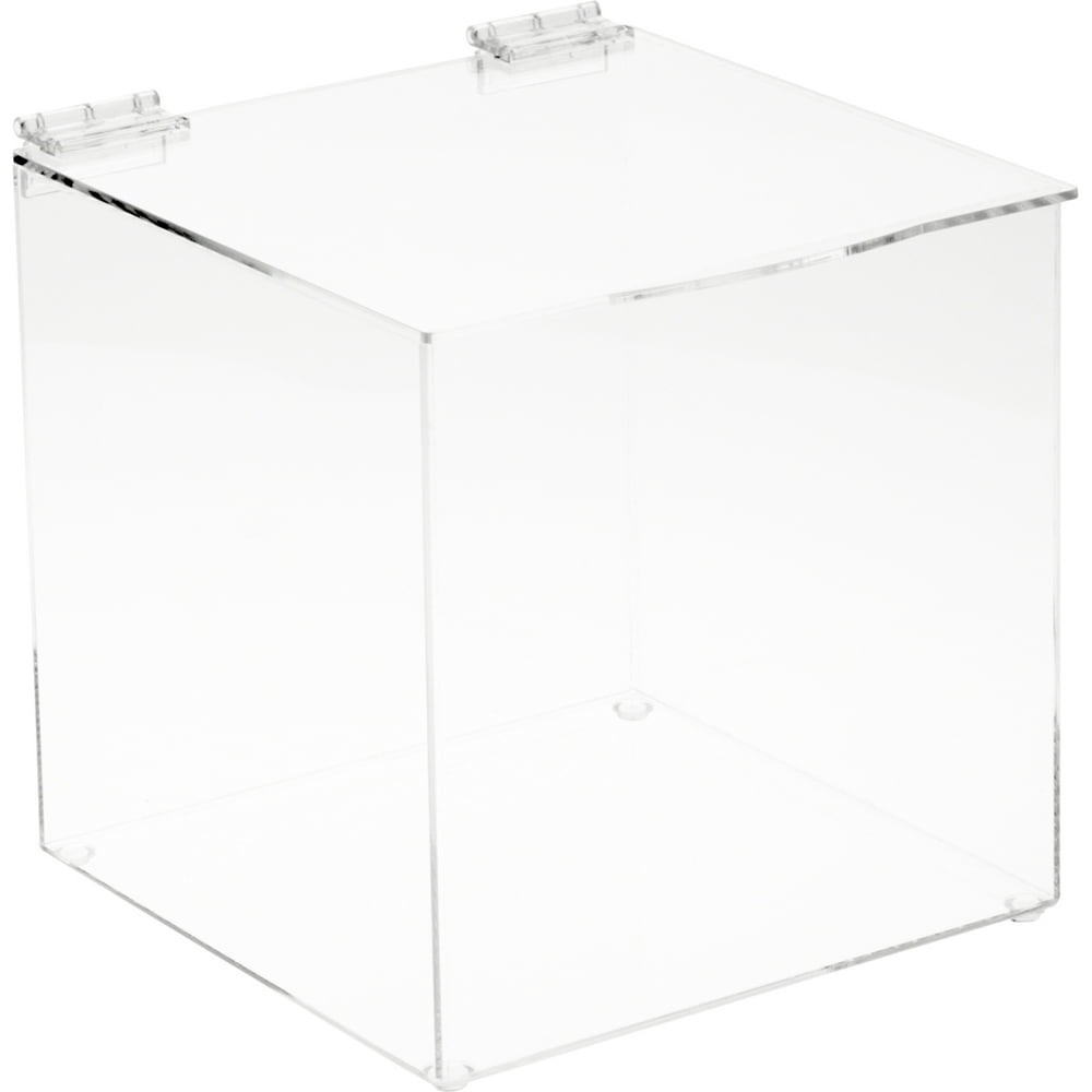 Plymor Acrylic Display Box Case With Hinged Lid