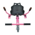 thumbnail image 2 of HoverFUN Hover Kart Go Kart Adjustable Seat Attachment for 6.5" Hover-Board Buggy - Pink, 2 of 5