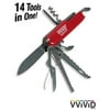 Camping Folding Pocket Knife Multi-Tool - 14-in-One VViViD